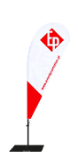 Winder SLIM HALF-MINI - mała flaga reklamowa