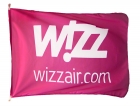 Flaga 1,5m x 1m z logiem wizz