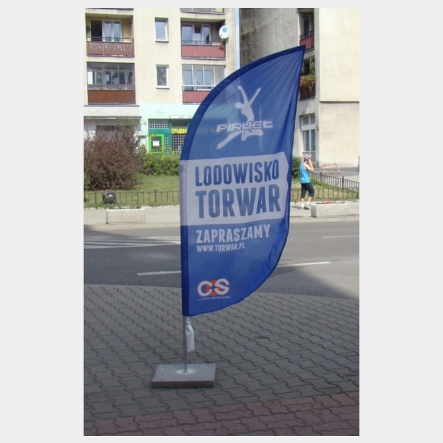 bowflag dla Lodowiska Torwar