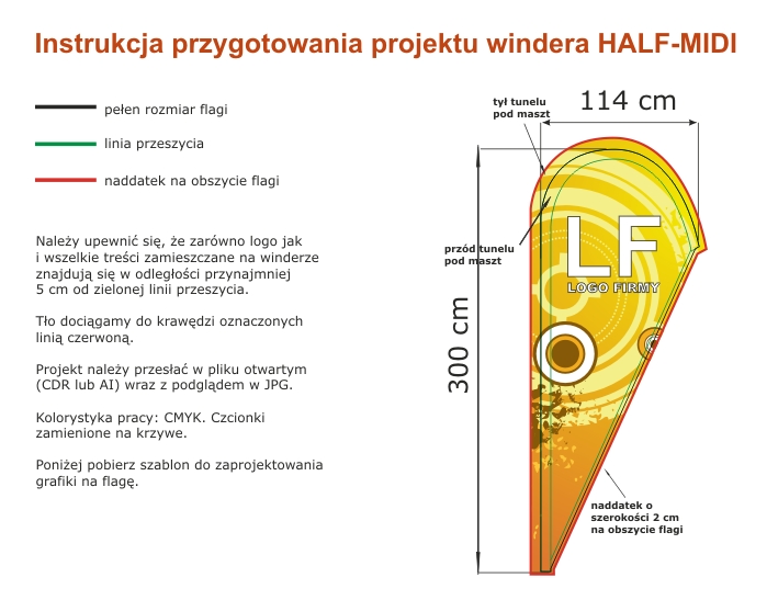 jak zaprojektować winder half-midi